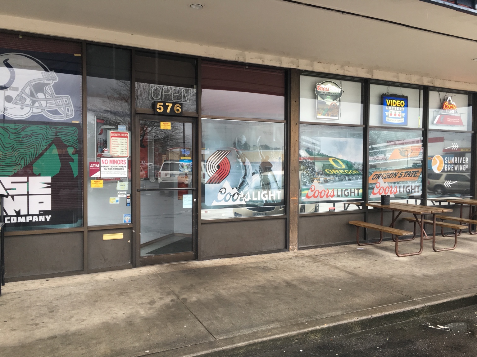 Branded storefront window graphics