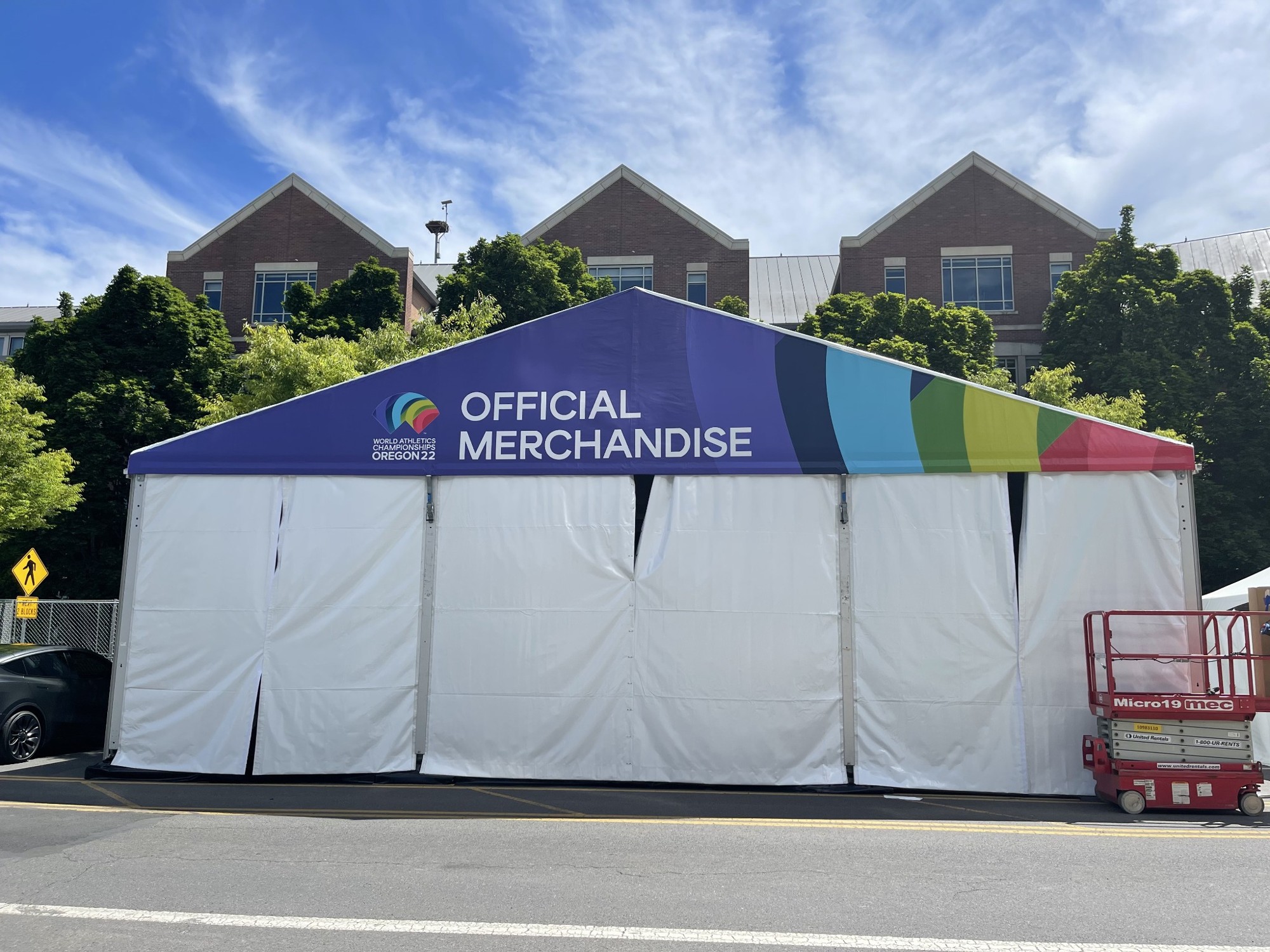 Event Merchandise Tent