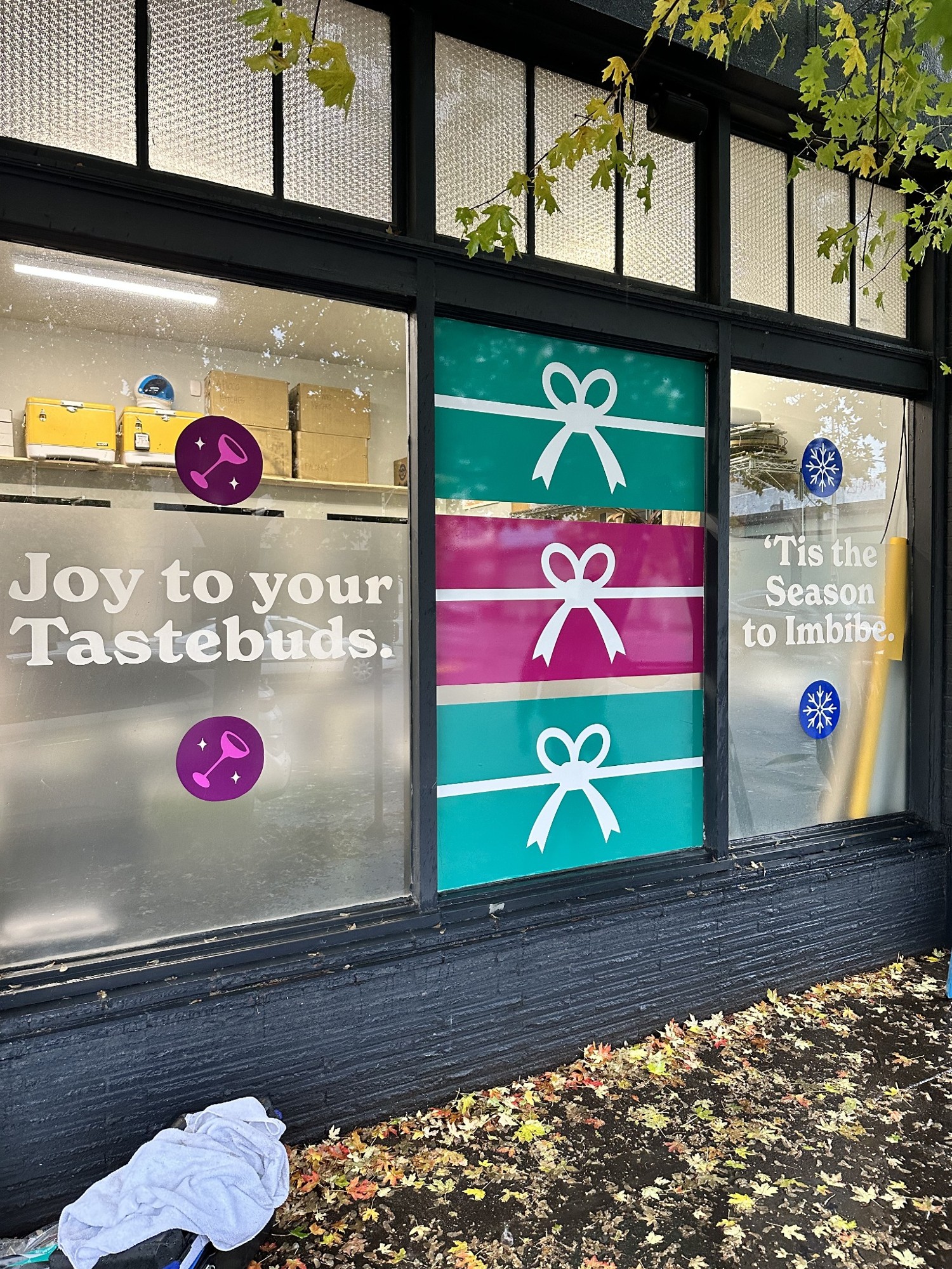Holiday Retail Window Graphics