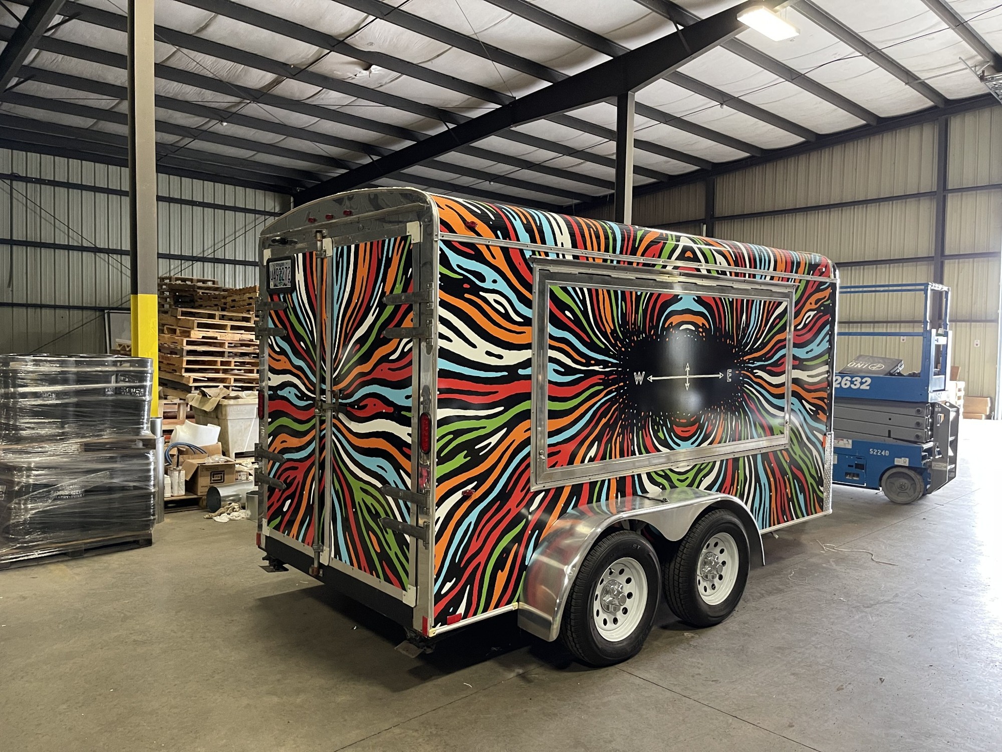 Fort George branded commercial trailer